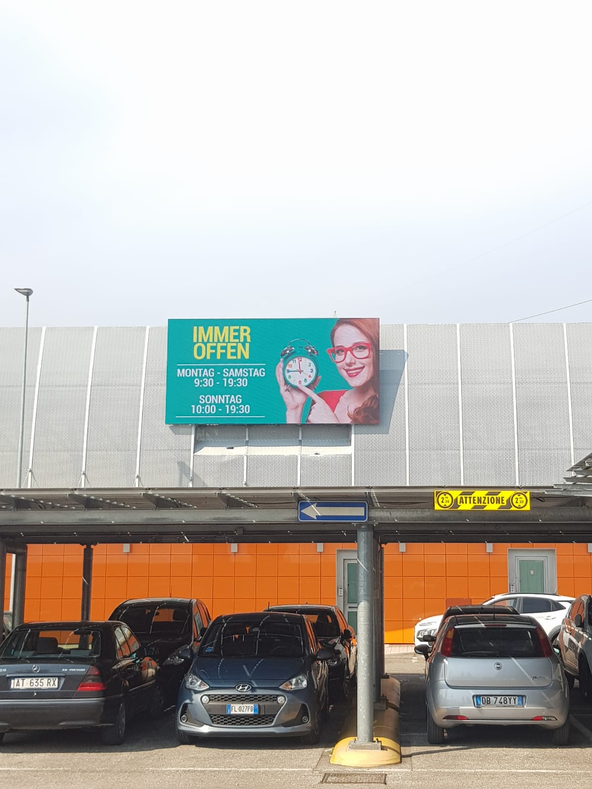 LedWall da esterno su parete