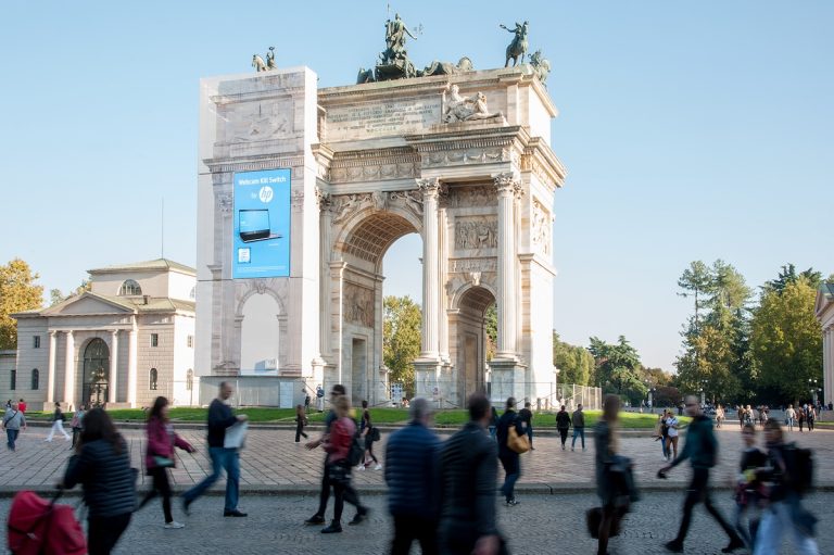 LedWall Arco della pace Milano
