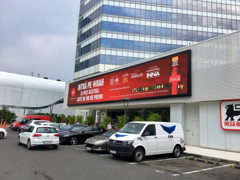 LedWall da esterno Bucarest