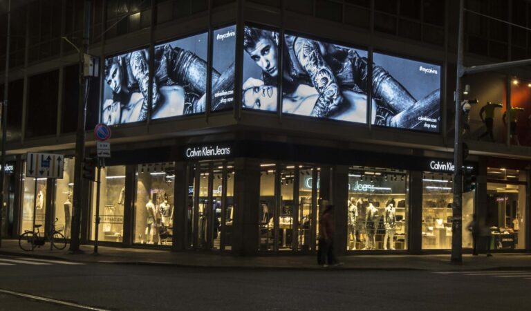 calvin klein led display