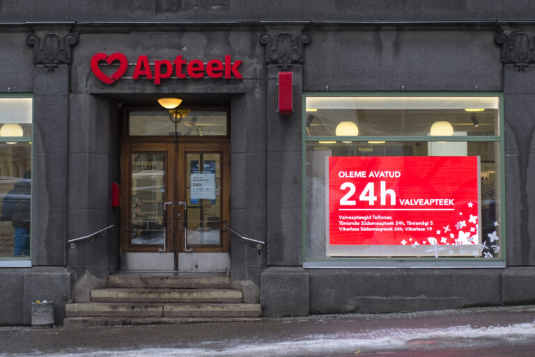 led display pharmacy window