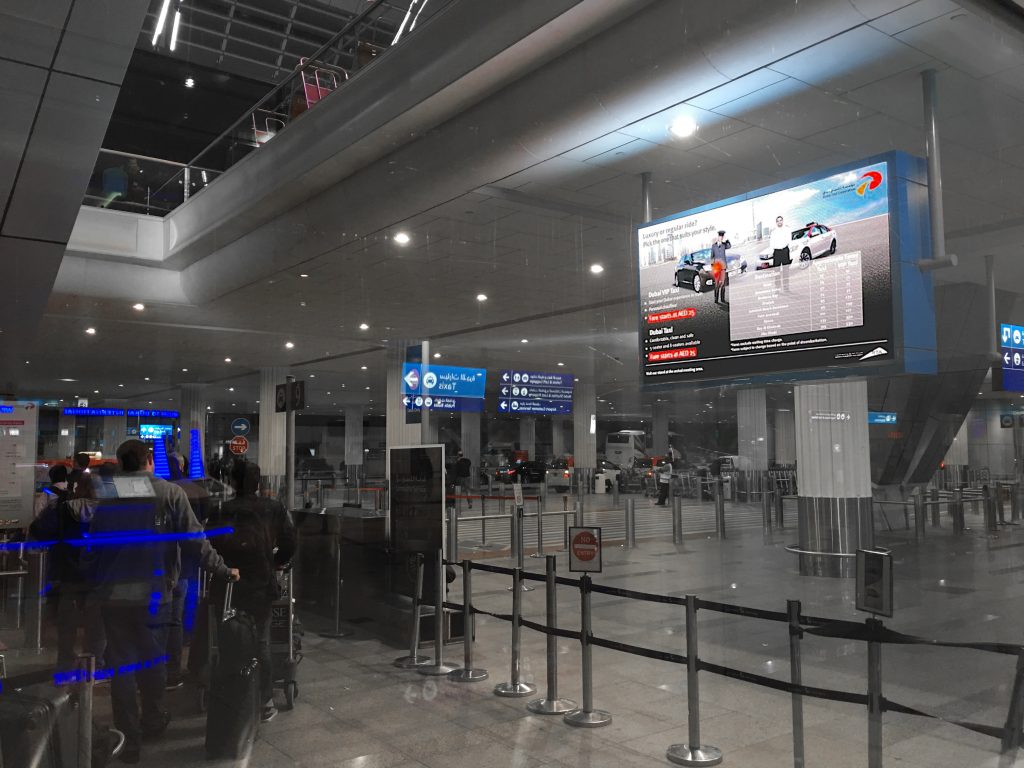 LedWall Dubai taxi
