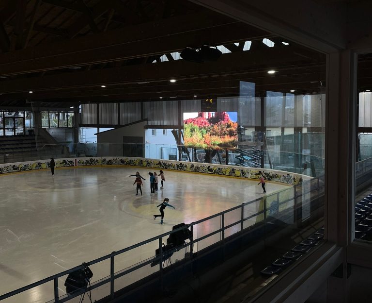 LedWall da interno pista pattinaggio Fanano