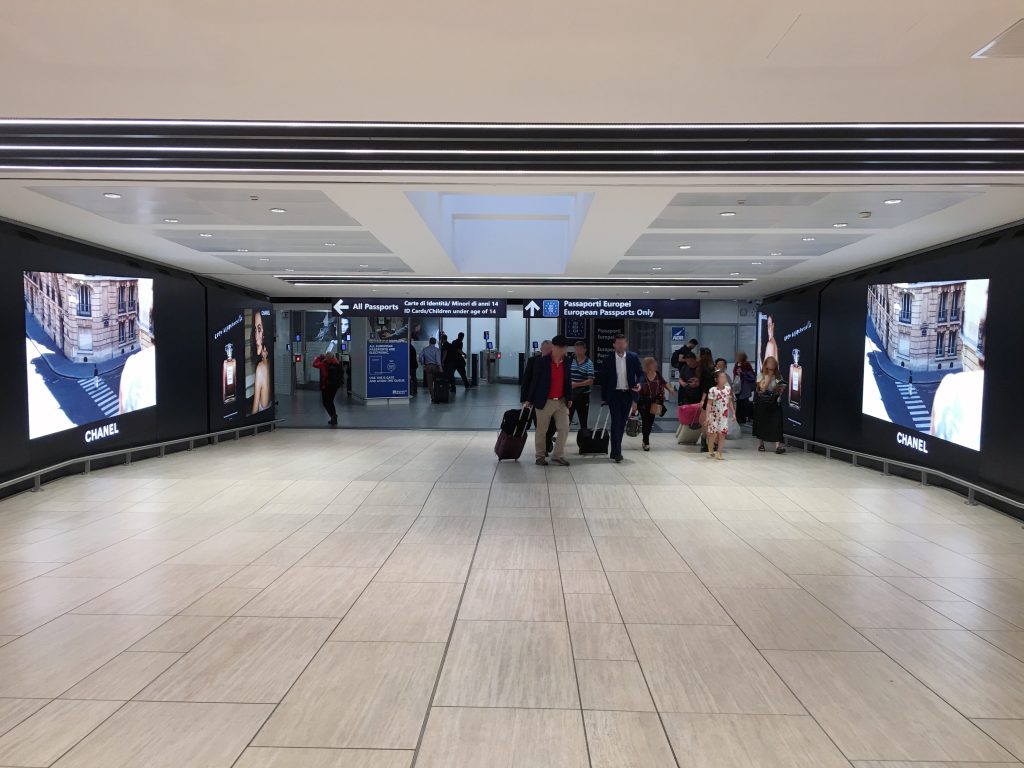 LedWall Fiumicino Negozio Chanel
