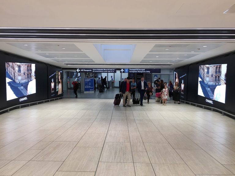 LedWall Fiumicino Negozio Chanel
