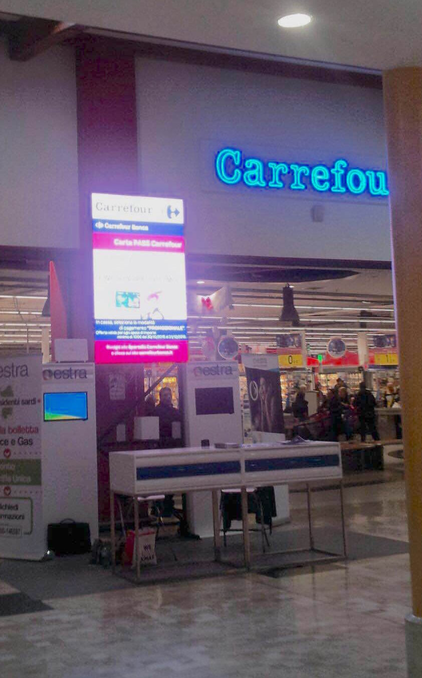 led display carrefour