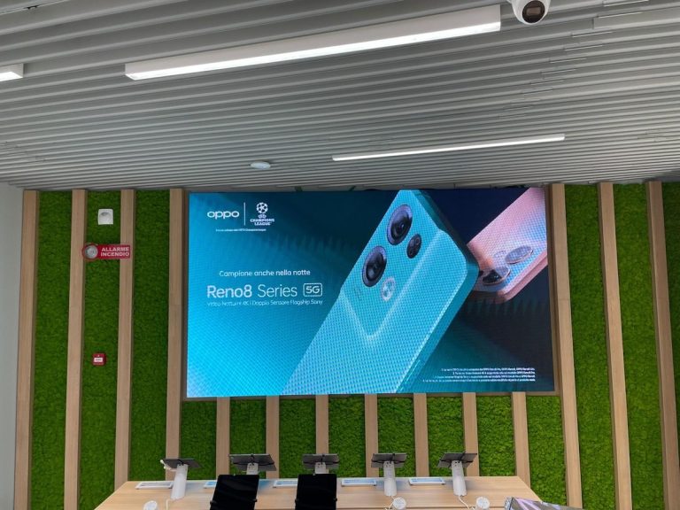 Led wall negozio