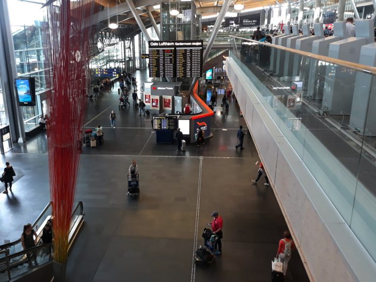 LedWall Norvegia areoporto Oslo
