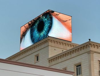 L-shape outdoor led screen