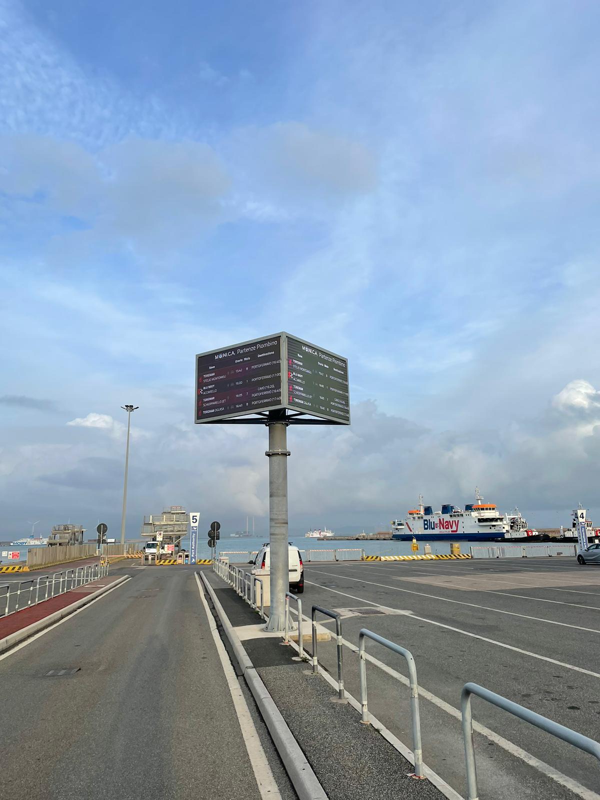 LedWall da esterno Porto Piombino