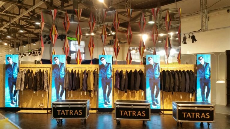 LedWall negozio Pitti Firenze