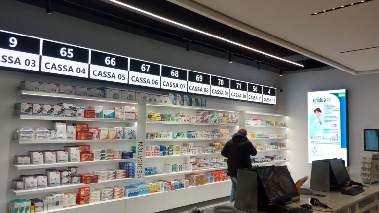 LedWall da interno Roma Farmacia