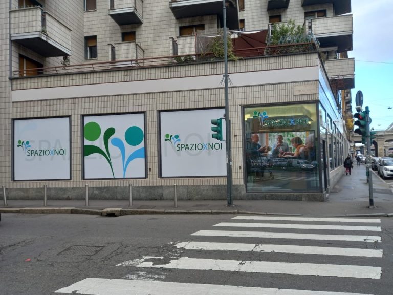 LedWall da esterno associazione Spazio x noi