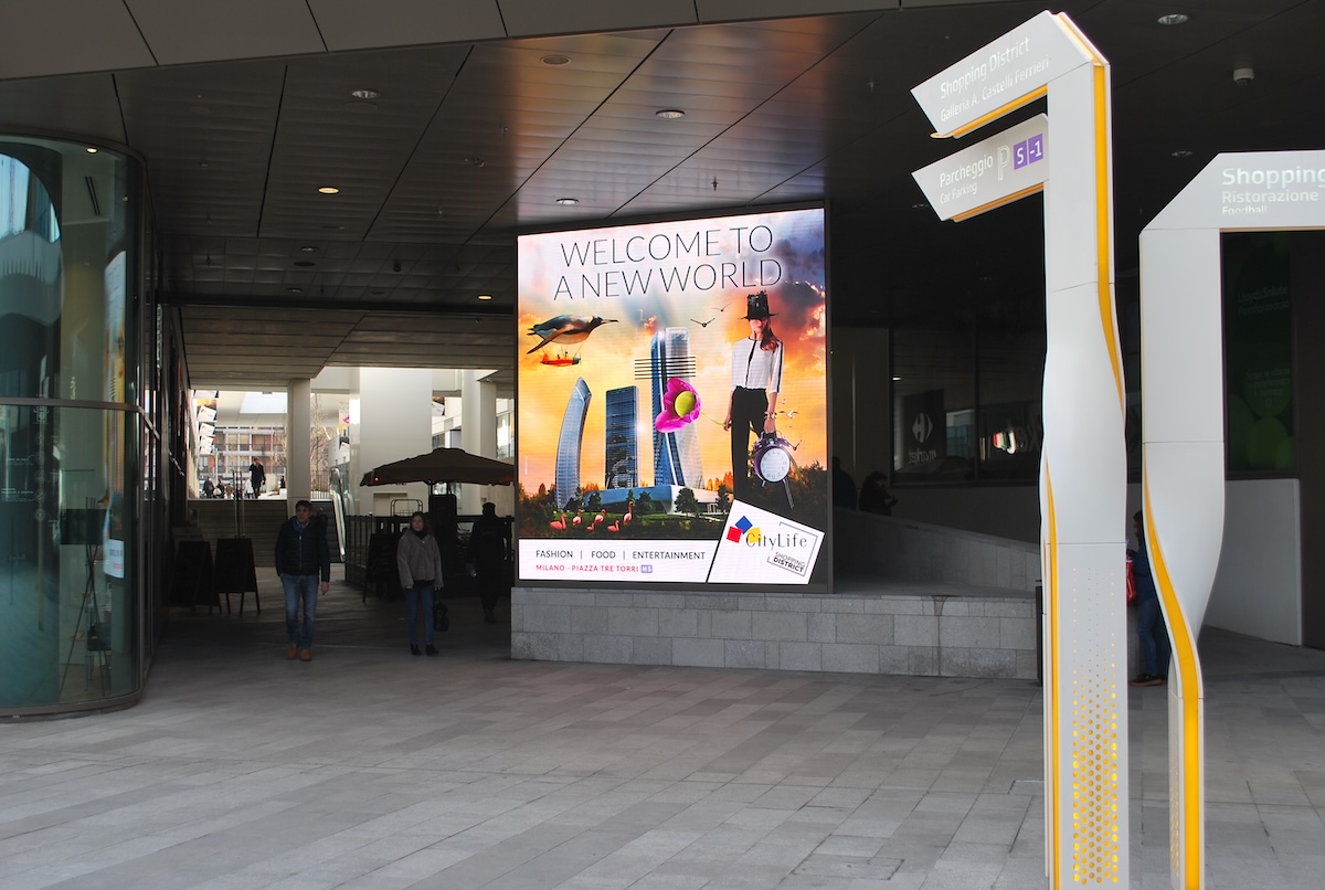 LedWall ad alta visibilità citylife milano