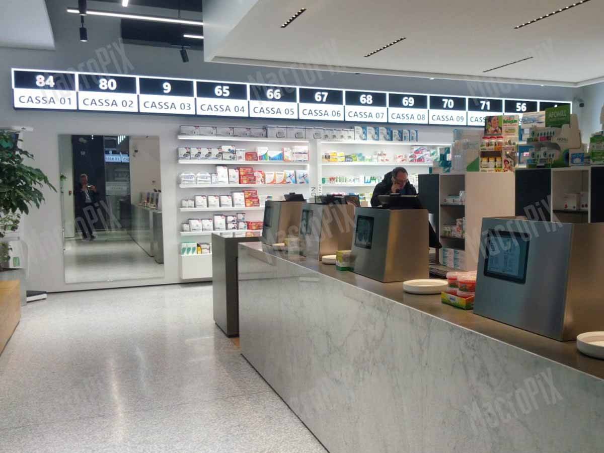 schermi per farmacie - indoor