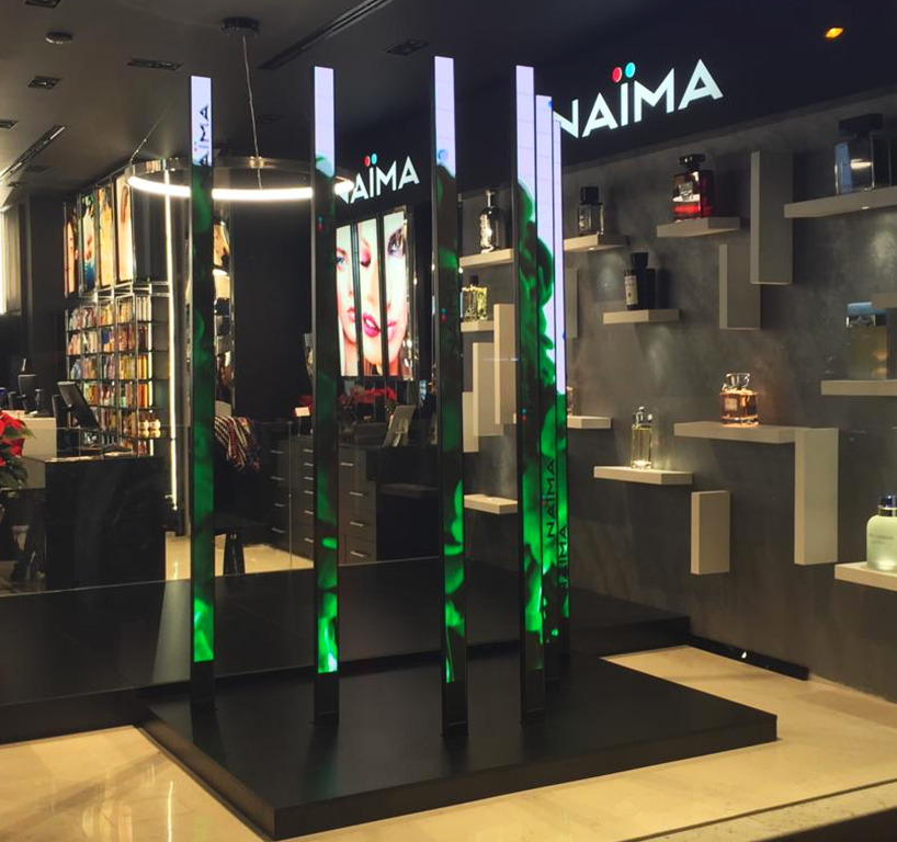 creative led strips video installation