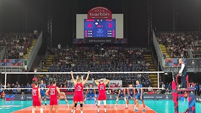 LedWall palazzetto perugia volley