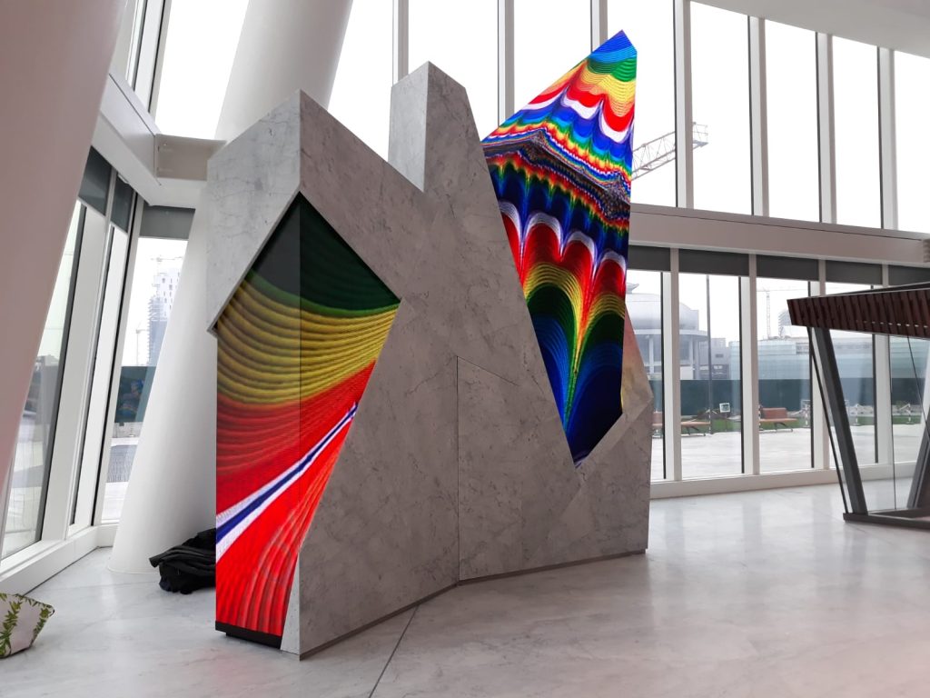 LedWall sede pwc in Citylife